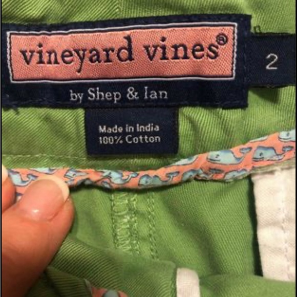 Vineyard Vines  Spearmint Green Twill Skirt 100% Cotton Size 2 by Shep & Ian - Picture 4 of 4